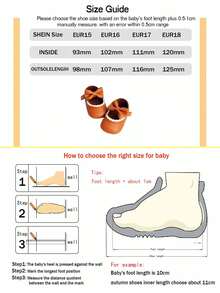 1 Pair Fashionable Soft PU Comfortable Cute Bowknot Toddler Flat Shoes - Brown - View 10