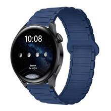 Correa magnética compatible con Samsung Galaxy Watch 7 6 5 4 de 40 mm y 44 mm, 5 Pro, 6 Classic y Watch GT5 de 46 mm, en tamaños de 18 mm, 20 mm y 22 mm, de silicona