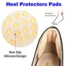 2/6/10/16 件舒适柔软足跟贴，鞋跟垫，自粘式耐磨足跟垫，足跟护理保护器 - 彩色 - 查看 9