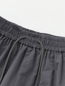 Balabala 女孩涼爽短褲，輕便透氣的夏季打底衫 - 中灰 - 查看 6