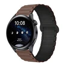 Correa magnética compatible con Samsung Galaxy Watch 7 6 5 4 de 40 mm y 44 mm, 5 Pro, 6 Classic y Watch GT5 de 46 mm, en tamaños de 18 mm, 20 mm y 22 mm, de silicona