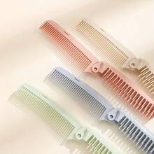 1pc/2pcs/4pcs Portable Foldable Comb, Anti-Static Dual-Use Comb, Fine-Tooth Double-Sided Design, Travel Mini Bangs Comb, Home Air Cushion Massage Brush, Essential For Female Students Dorm, Suitable For Daily Travel, Styling Tool For Normal Hair - Multicolor - View 4