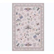 1pc Fashion Simple Bohemia Print Area Rugs For Living Room, Machine Washable Indoor Rugs, Non-Slip Low Pile Flannel Decorative Rugs With Black Binding Rug, Suitable For Dining Room Bedroom Home Office Laundry Kitchen(31*20in/16*48in/18*60in/84*60in) - 粉色 - 查看 1