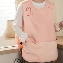 1Pc Multifunctional Stain-Resistant Apron Oil-Proof Wipeable Hand Painting Apron Waterproof Universal Housework Smock Kids - Multicolor - View 5