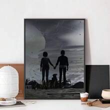 1 pieza Arte de Pared Pósters Sin Marco Vida es Extraña La Tormenta Póster del Juego Sin Marco Club de Kraft Papel Póster Vintage Arte de Pared Pintura Decoración de Dormitorio Estudio Pegatinas