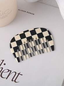 Fashionable Mini Portable Semicircle Acetate Hair Comb - Multicolor - View 11