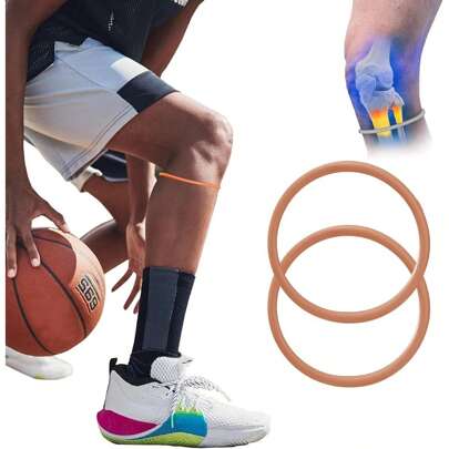 1 Pair Breathable[Patella Bands]For[Basketball]& Fitness - Adjustable Knee Support Sleeve With Compression, Multi-Color[Basketball Accessories]For Sports Outdoor Protective Gear