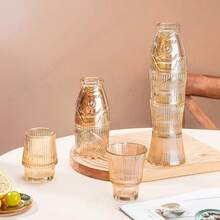 4件/套，创意鲤鱼玻璃杯套装，金鱼玻璃堆叠杯，家用玻璃杯套装，节日礼品杯 - 彩色 - 查看 13