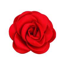 1 件 8 厘米复古优雅山茶花胸针、服装、包包、配饰、女士发夹学校办公室配饰衬衫夹克珠宝圣诞节万圣节 - 彩色 - 查看 15