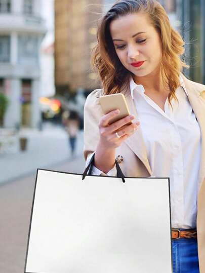 1 件礼品袋、节日礼品袋、服装包装袋、圣诞节情人节