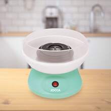 Jocca Máquina para Hacer Algodón de Azúcar Rosa o Turquesa | Algodón de Azúcar Listo en 5 Minutos | Funciona con Azúcar y Caramelos | Fácil Limpieza con Piezas Desmontables | Incluye Cuchara Medidora y 10 Palitos | Diseño Divertido y Compacto | Ideal para Fiestas y Cumpleaños | 220-240V ~ 50-60Hz | 520W | Dimensiones: 26x26x17 cm |  ✅ Entrega 24/72h