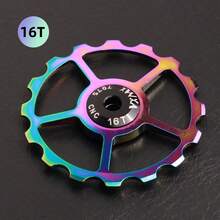 16T Ceramic Bearing Rear Derailleur Pulley Wheel For Mountain Road Bicycle Gearshift Components - Multicolor - View 12