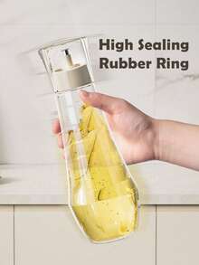 1 件优质玻璃油分配器 - 150ml/230ml 防漏橄榄油和醋瓶，带防滴嘴和安全盖，易于清洁的桌面调味料分配器，适用于厨房和餐厅 - 彩色 - 查看 3