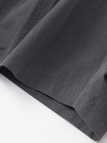 Balabala 女孩涼爽短褲，輕便透氣的夏季打底衫 - 中灰 - 查看 8