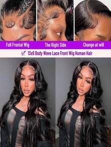 bling hair Body Wave Lace Front Wigs Human Hair Pre Plucked 13x4 13x6 4x4 Lace Frontal Wigs Human Hair 180 Density Human Hair With Baby Hair Natural Black
