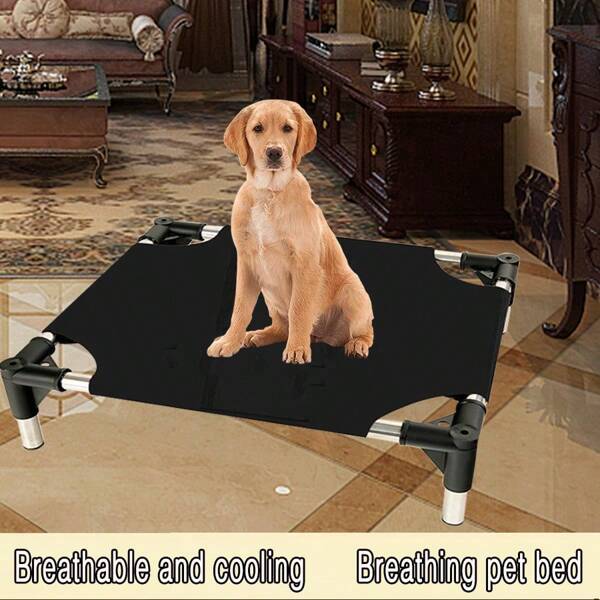 Bearing30kg Stainless Steel Pet Marching Bed For All Seasons Breathable And Moisture-Proof, Removable And Washable Suitable For Cats And Dogs Small And Medium-Sized Dog Beds In Dog Beds