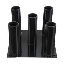 kangten Vertical Dumbbell Holder 5 Bars Barbell Storage Rack Q235 Steel - Black - View 9