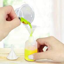 12pcs Precision Tip Applicator Bottles, 10 X 0.34 Fl Oz Needle Tip Glue Containers, 6 Random Colors, 2 Mini Funnels, For DIY Crafts, Painting, Ink, Acrylic Art - Durable Plastic Material, Craft Drawing, Glue Bottles