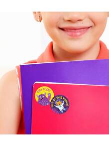 500pcs/Roll Cartoon Animal Stickers, Cute Stationery Stickers For DIY Decoration, Inspiring Reward Stickers, 1 Inch, Suitable For School, Home, Training, Gift Wrapping