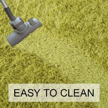 1pc Soft And Fluffy Oval Non Slip Rug For Bedroom, Living Room, Entrance, Bathroom - Fluffy Tie-Dye Rug, Home Decoration Rug, Machine Washable And Easy To Clean - 橄欖綠 - 查看 7