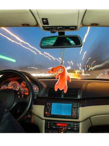 Cute Color Changing Swing Duck Car Interior Accessories Decoration, Swing Rearview Mirror Ornament For Women Men Gift Color-Changing Roast Duck Car Rearview Mirror Ornament Accessories