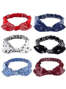 1 pezzo Fascia per capelli vintage da donna con motivo paisley intrecciata elastica/foulard per capelli/turbante fascia assorbente