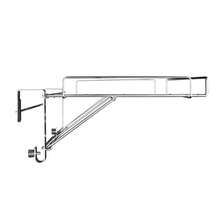 Foldable Cabinet Door-Mounted Prep Shelf, Wall-Mounted Kitchen Auxiliary Desk, Hanging Folding Storage Rack - Silver - View 3