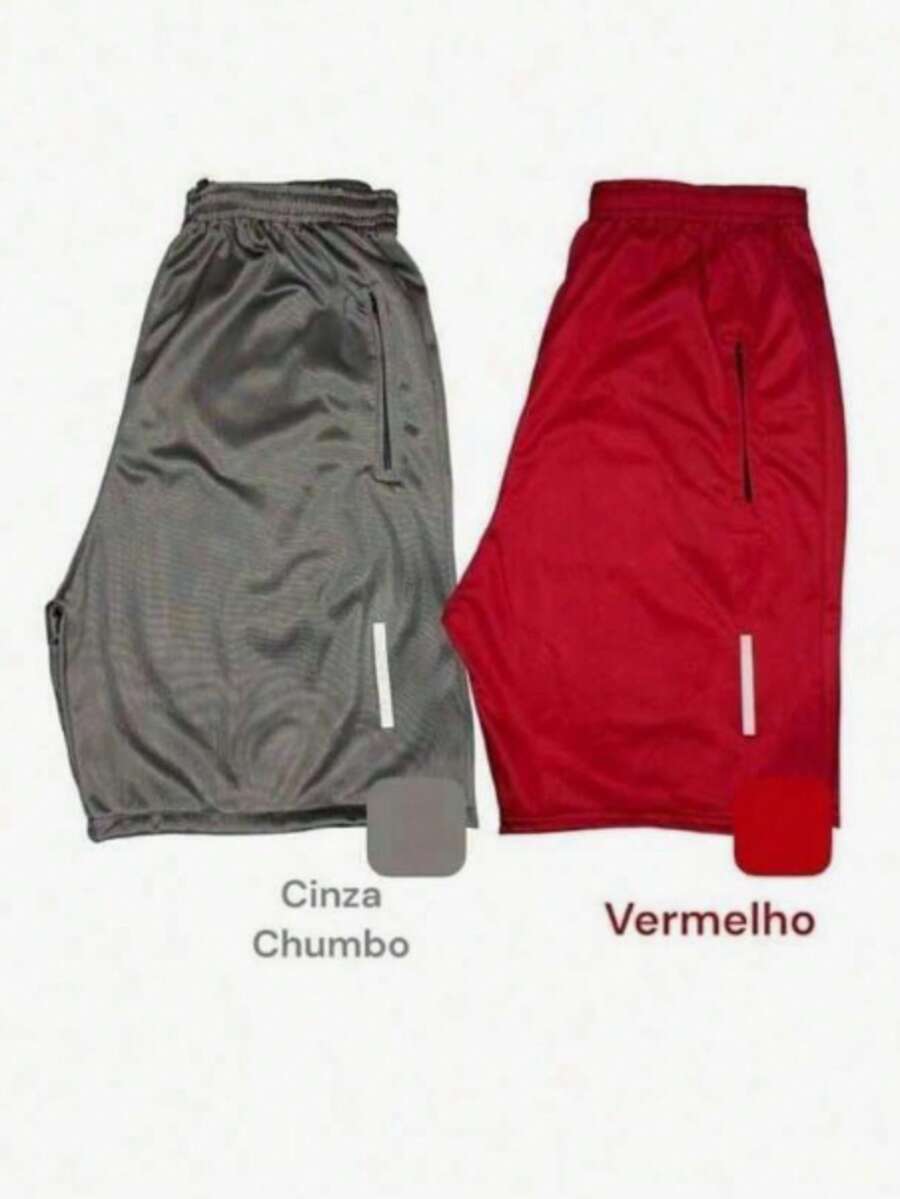 Kit2 MEN'S BERMUDA WITH REFLECTIVE LOGO THAT SHINES IN - Burgundy - View 1