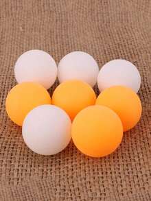 10 Portable Training Ping Pong Balls, Yellow/White Ping Pong Balls, Lightweight Seamless Bag, Suitable For Party Carnival Games. Throwing Games, Entertainment, Decoration, Handcraft Activities (Yellow 5, White 5) - Multicolor - View 3