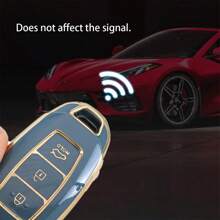 TPU Car Key Fob Cover Case Shell Compatible With Santa Fe, For I30, For IX35, For Encino, For KONA, For Solaris,For Fiesta, For Sonata For Azera, For Grandeur, For Elantra, For Accent - Protective Keyless Entry Remote Holder Dustproof And Anti Fall High-End Fashionable Keybag