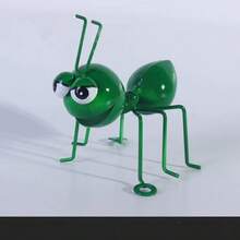 4pcs Colorful Metal Ant Statues - Suitable For Indoor And Outdoor Decor, Garden Parties, Holidays, Office And Wedding Decorations - Multicolor - View 10