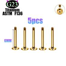 "5-Piece Punk Nose Ring Set – 14K Gold Plated Unisex Nose Piercing Jewelry For Women & Men"16G 18G