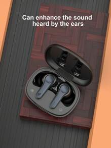 Rechargeable In-Ear Hearing AIDS, Rechargeable Amplification Headphones, For The Elderly, With Noise Cancellation Function, Hearing Amplifier, Personal Amplification Equipment With Portable Charging Box.