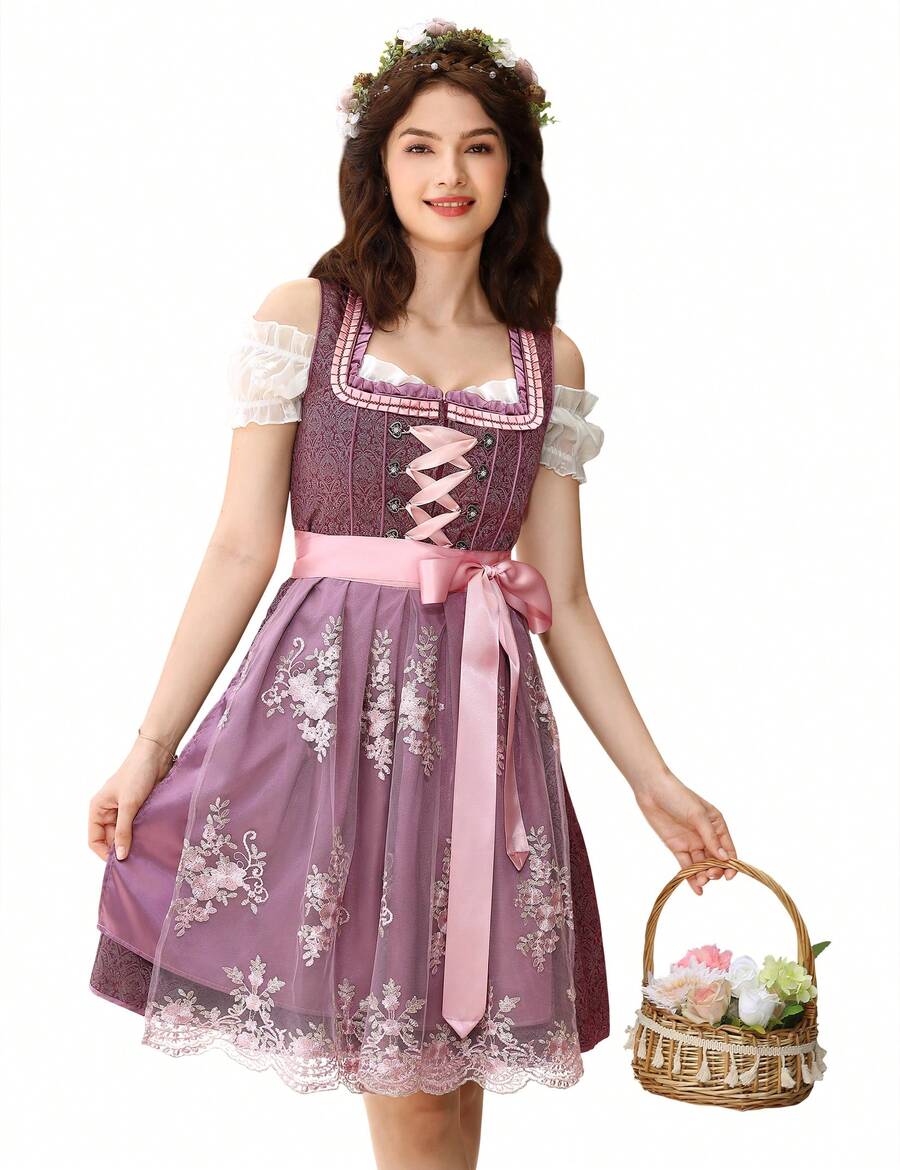 Hobrounn Dirndl Dresses