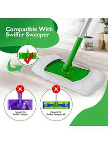 6pcs/4pcs/2pcs/ Premium Microfiber Mop Pads - Reusable, Washable, And Durable Refills For Efficient Dry & Wet Cleaning - Strong Elastic, Plastic Material, And Long-Lasting Performance - Multicolor - View 2