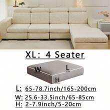 1pc Universal Jacquard Knit Elastic Sofa Cushion Cover, Suitable For All Seasons Home Decor Bedroom Decor Room Decor Aesthetic Room Decoration Stuff Living Room Decor Sofa Cover Couch Cover Sofa Covers