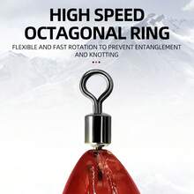 5 حبات/عبوة طُعم روبيان مضيء مصنوع من خشب ، وزن 5.7 جرام ، فتحة ربط كبيسة ومشبك هوك للسمك الأخطبوط والحبار ، طُعم صيد البحر - متعدد الألوان - مشاهدة 5