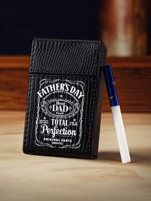 1 Peça Caixa De Cigarro Pequena De Presente Pu Pacote Inteiro 20 Caixa De Cigarro Grossa Flip Presente Do Dia Dos Pais Texto Personalizado Personalização