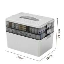 Medicine Box Storage Box, Sealed And Moisture-Proof With Lid, Multi-Layer Medicine Box. The Storage Of Medicine Is Convenient And Fast To Carry, Suitable For Outdoor And Household Use