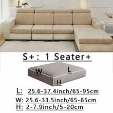 1pc Sofa Cushion Cover, All-Season Jacquard Stretchy Sofa Slipcove' Home Decor Bedroom Decor Room Decor Aesthetic Room Decoration Stuff Living Room Decor Sofa Cover Couch Cover Sofa Covers