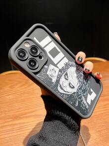 Matte Joker Phone Case Compatible With IPhone 16 15 Pro Max 14 Plus 13 12 11 XS XR X 7 8 SE 2020 2022 Protective Cover - Black - View 2