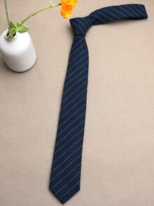 1条条纹手工编织领带，适合休闲街头风和日常穿着，英伦风，可用于圣诞装饰 - 彩色 - 查看 13