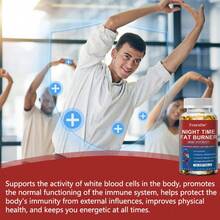 Night Burner, High Potency Formula - White Kidney Bean, Caffeine, L-Theanine HCl - 120 Softgels
