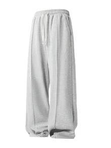 3pcs/Set Men Straight Leg Casual Loose Sport Pants, Fashionable For Outdoor Spring/Summer Black - Black - View 3