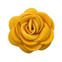 1 件 8 厘米复古优雅山茶花胸针、服装、包包、配饰、女士发夹学校办公室配饰衬衫夹克珠宝圣诞节万圣节 - 彩色 - 查看 5