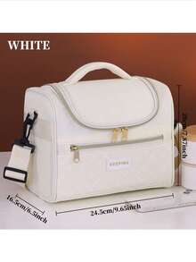 1 szt. 6,5 l/8 l torba na lunch dla kobiet i mężczyzn, studentów, sztruksowa torba na lunch, szczelna, izolowana, miękka, duża torba chłodząca na lunch - wielokrotnego użytku pudełko na lunch do biura, pracy, szkoły, pikniku, plaży, torby szkolne, torby do przechowywania dla nauczycieli, zewnętrzny pakiet chłodzący, zewnętrzny pakiet termiczny, torby do klasy, torby do organizacji w klasie