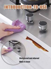 1 Roll 3.2M Self-Adhesive Waterproof And Anti-Mold Sealing Tape - Easy Installation And Durable, Suitable For Kitchen And Bathroom, White Waterproof And Anti-Mold Sealant Tape For Sinks, Toilets And Wall Corners Bathroom Decor Summer Back To School