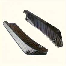 Car Rear Bumper Diffuser Splitter With Separate Spoiler & Scrape Protector, Rear Spoiler Modification