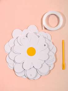 1/2pcs Daisy Garland Daisy Banner Hanging Daisy Party Decorations White Daisy Decor Spring Flower Hanging Garland Daisy Birthday Party Decorations For Baby Shower Party Decor - Multicolor - View 1