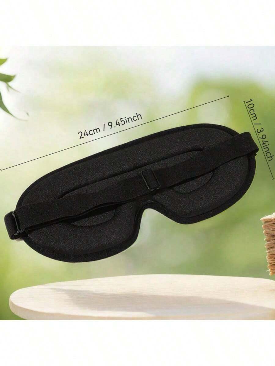 Antifaz para dormir para personas que duermen de lado, hombres y mujeres, diseño patentado sin presión en los ojos 3D, máscara para dormir que bloquea la luz, funda suave para los ojos para viajar, color negro